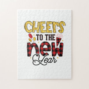 Hello 2022 Cheers To The New Year Jigsaw Puzzle