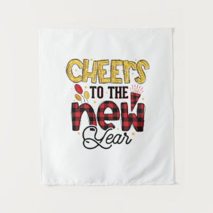 Hello 2022 Cheers To The New Year Tapestry