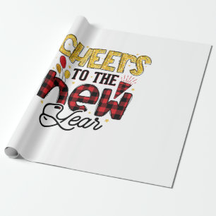 Hello 2022 Cheers To The New Year Wrapping Paper