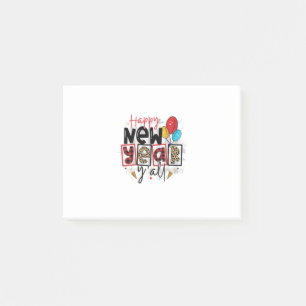 Hello 2022 Happy New Year All Post-it Notes