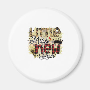 Hello 2022 Little Miss New Year Magnet
