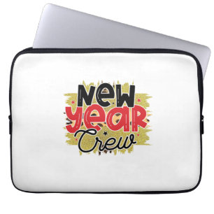 Hello 2022 New Year Crew Laptop Sleeve