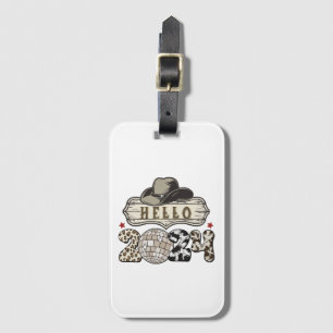 Hello 2024 Western Luggage Tag