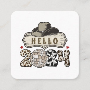 Hello 2024 Western Square Business Card