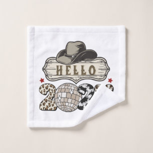 Hello 2024 Western Wash Cloth