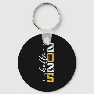 Hello 2025 New Year Crew Happy New Year 2025 Men W Key Ring