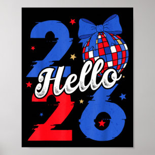 Hello 2026 Happy New Year 2026 New Year's Eve Part Poster