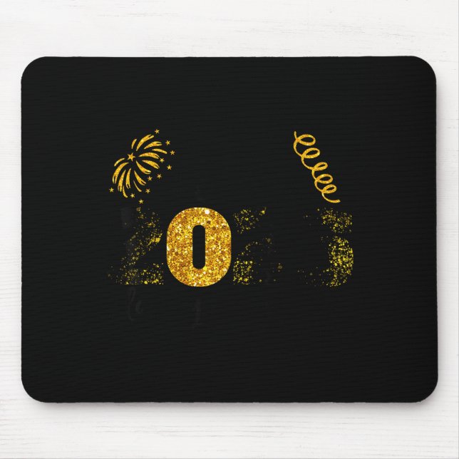 Hello 2026 Happy New Year Countdown Party Family M Mouse Pad (Front)