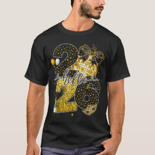 Hello 2026 Happy New Year Disco Ball Nye Countdown T-Shirt