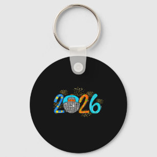 Hello 2026 Happy New Year Party Boys Kids Toddlers Key Ring