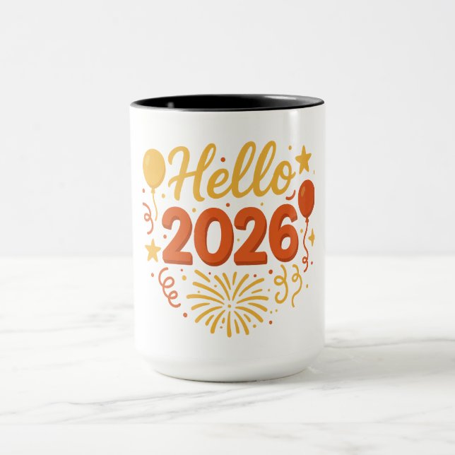 Hello 2026 mug (Center)