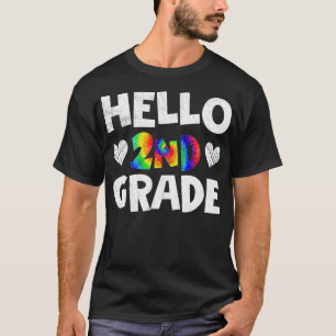 Hello 2nd Grade Back to school 2nd grade Ready for T-Shirt