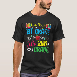 Hello 2nd Grade Teacher Student Back To School Gra T-Shirt