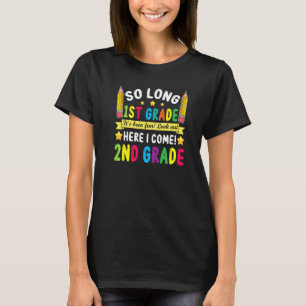 Hello 2nd Grade Teacher Student Back To School Gra T-Shirt