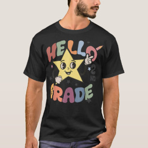 Hello 2nd Grade Team 2nd Grade Back to School Teac T-Shirt
