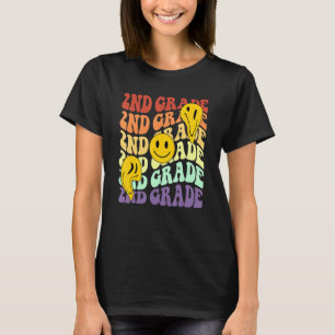 Hello 2nd Second Grade Teacher Back To School Retr T-Shirt