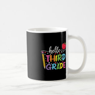 Hello 3rd Grade Teacher Student Back To School Coffee Mug