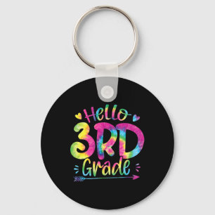 Hello 3rd Grade Teachers Students Tie Dye Byck To Key Ring