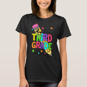 Hello 3rd Third Grade Back To School First Day Tea T-Shirt