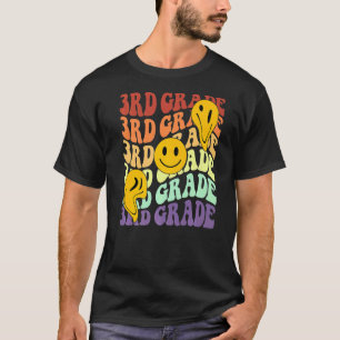 hello 3rd third grade teacher Back To School Retro T-Shirt