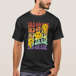 hello 3rd third grade teacher Back To School Retro T-Shirt