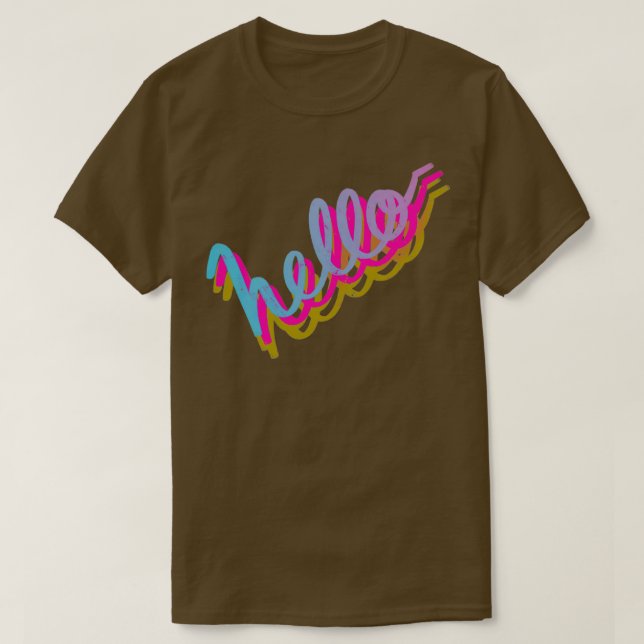 Hello 4 T-Shirt (Design Front)