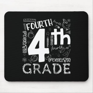 Hello 4th Grade Teacher Boys and Team Fourth Grade Mouse Pad