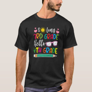 Hello 4th Grade Teacher Student Back To School Gra T-Shirt