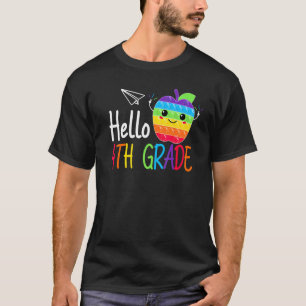 Hello 4th Grade Teacher Team Fourth Grade Squad Gi T-Shirt