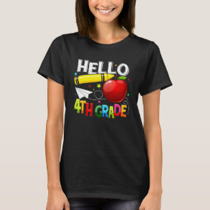 Hello 4th Grade Teacher Team Fourth Grade Squad Gi T-Shirt