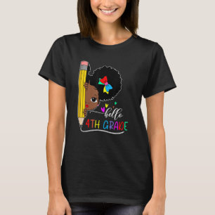 Hello 4th Grade Team Fourth Grade Team Back To Sch T-Shirt