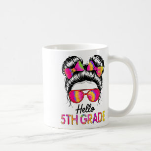 Hello 5th Grade Girls Teacher Back To School Team Coffee Mug