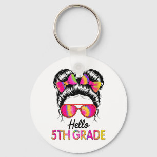 Hello 5th Grade Girls Teacher Back To School Team Key Ring