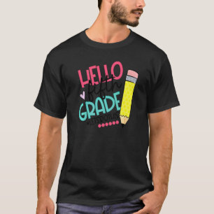 Hello 5th Grade Lets Do This Teacher Student Back  T-Shirt