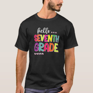 Hello 7th Grade Back To School Teacher Student T-Shirt