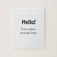 Hello add name message simple minimal business tem