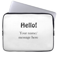 Hello add name message simple minimal business tem