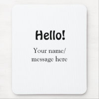 Hello add name message simple minimal business tem