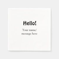 Hello add name message simple minimal business tem
