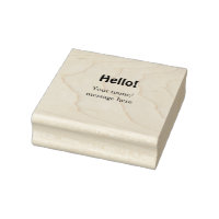 Hello add name message simple minimal business tem