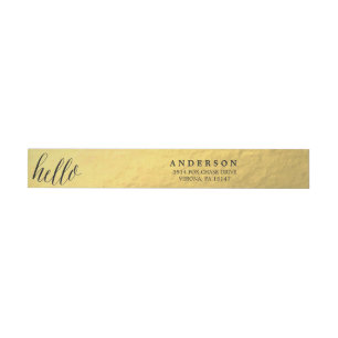 HELLO address wrap labels