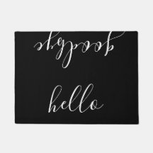 Hello and Goodbye Doormat