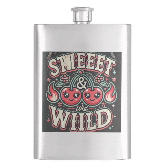 Hello April Classic Flask (Front)