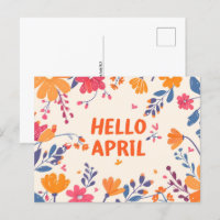Hello April, Postcrossing