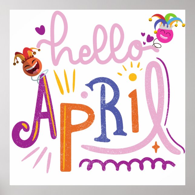 Hello April Poster (Front)