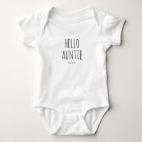 Hello Auntie Pregnancy Announcement for Aunt