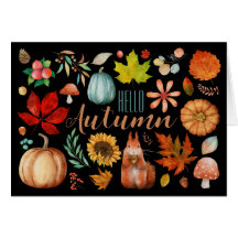 Hello Autumn Card
