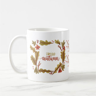 hello autumn coffee mug
