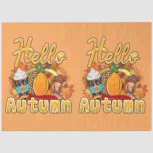 Hello Autumn Customise Colour Tissue Paper