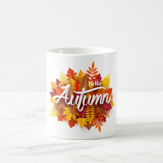 Hello Autumn Fashion Design Coffee Mug